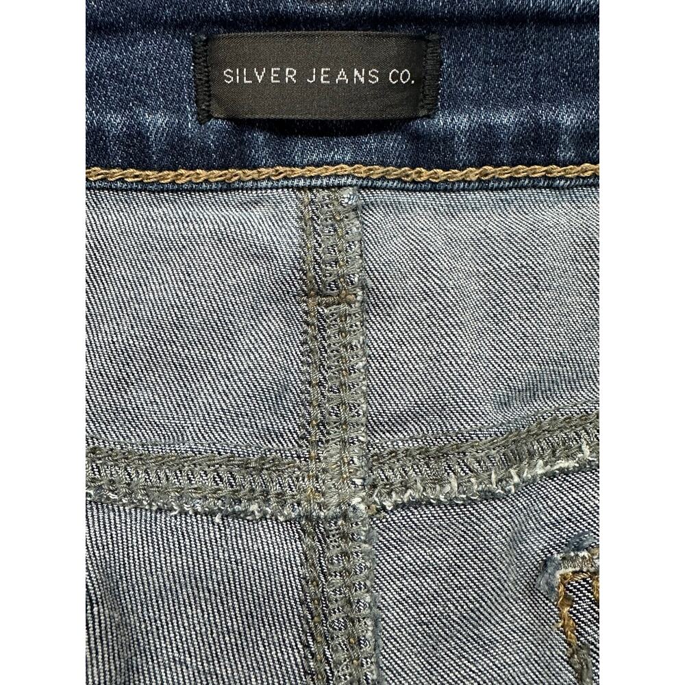 Silver Jeans Co. Boyfriend Distressed Stretch Jeans Women’s Plus Size 20W - Picture 4 of 12
